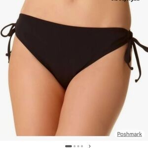 a.n.a Women's Black Bikini Bottom with Side Tie, size xl